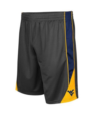 Men's Charcoal West Virginia Mountaineers Team Turnover Shorts