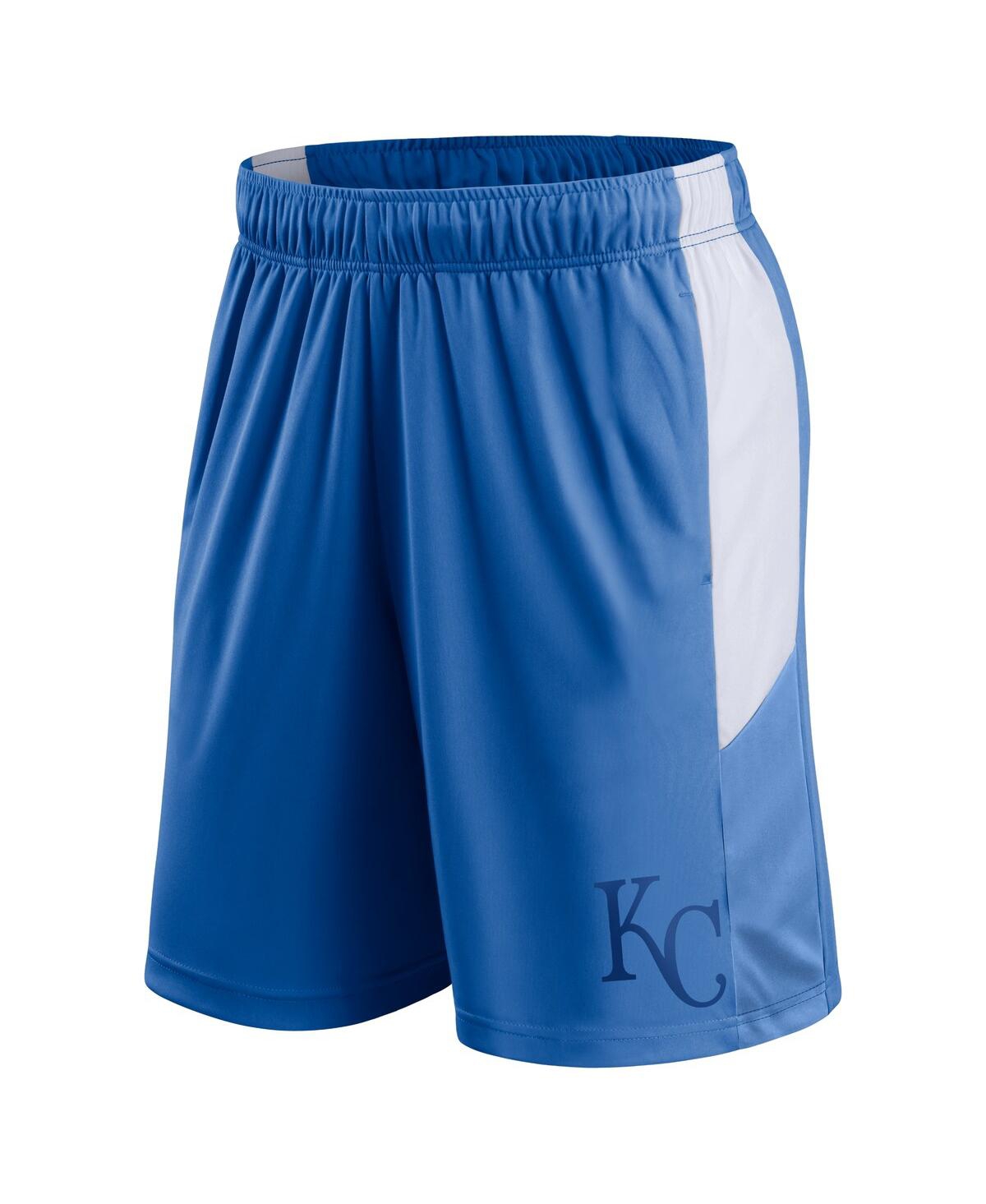 Men's FanaticsKansas City Royals Champion Rush Color Block Shorts - Royal