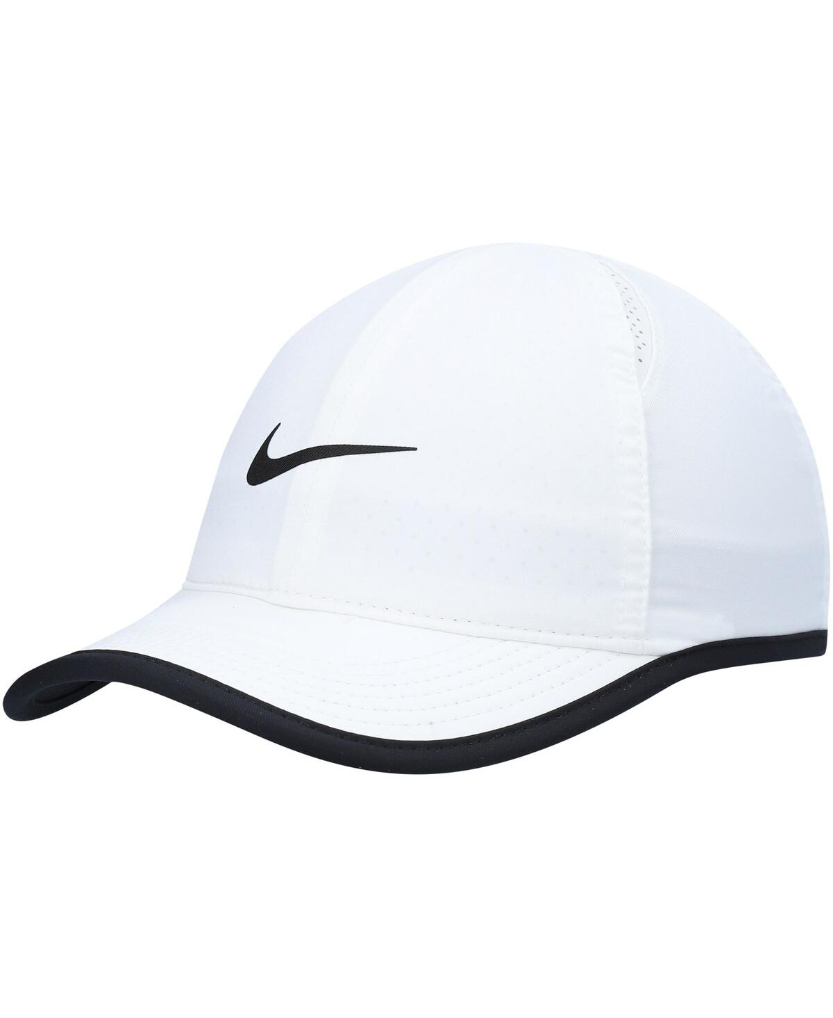 Nike Dri-fit Club Kids' Unstructured Featherlight Cap In White