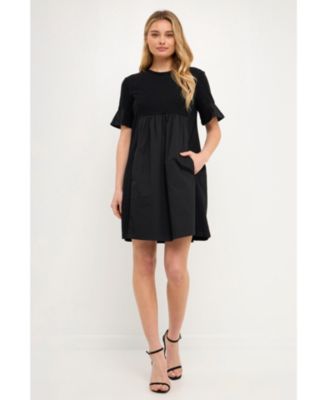 Women's Solid Mini Dress