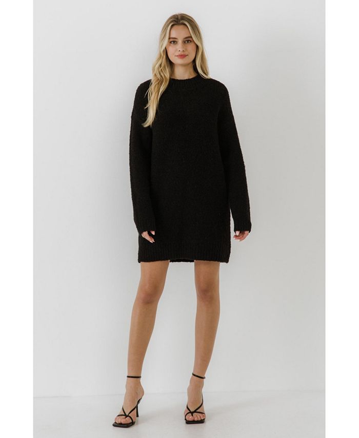 English Factory Women's LongSleeved Sweater Dress Macy's