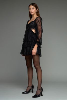 Women's Floral Corset Lace Mini Dress