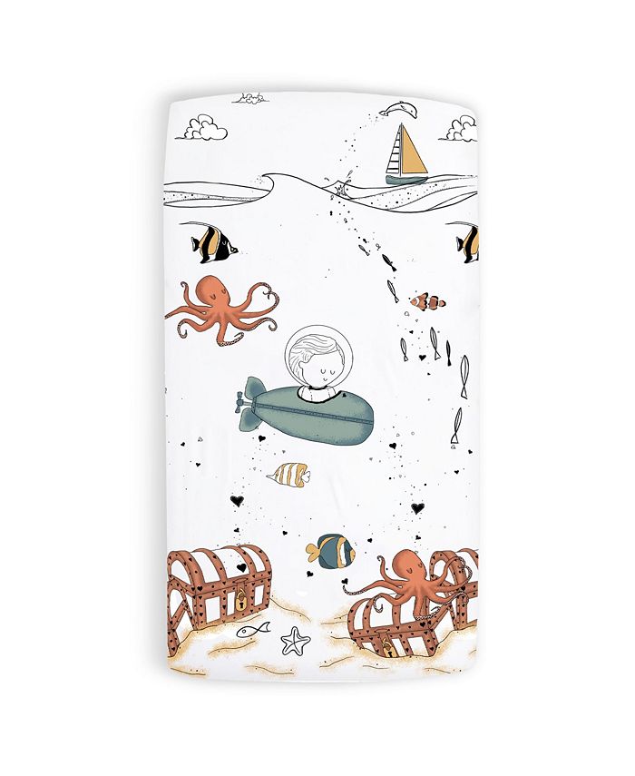 JumpOff Jo Fitted Crib Sheet Soft 100 Cotton Standard Crib