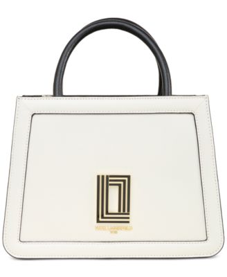 KARL LAGERFELD PARIS - Simone Small Leather Satchel