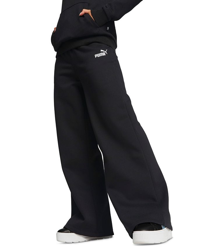 Puma Women's Pull-On Wide Leg Fleece Sweatpants & Reviews - Activewear -  Women - Macy's