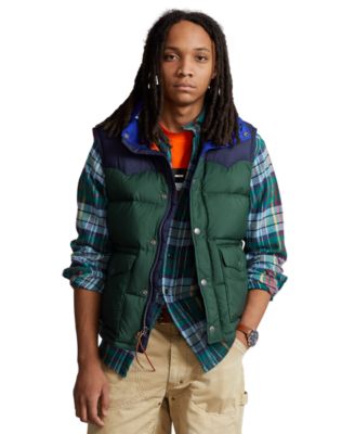 Polo Ralph Lauren - Men's Water-Repellent Color-Block Ripstop Vest