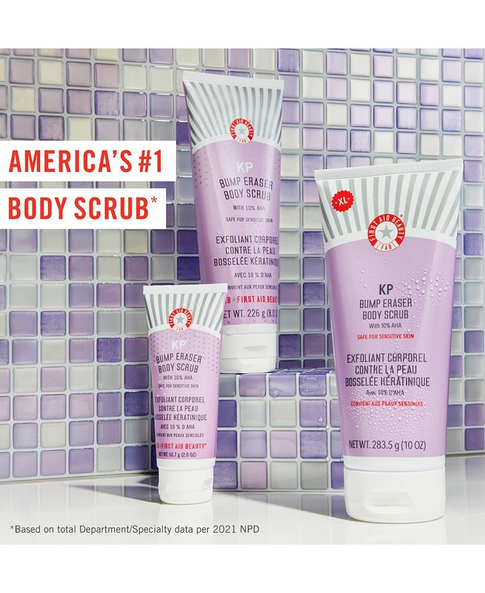 First Aid Beauty KP Bump Eraser Body Scrub w. 10 AHA, 10 oz. Macy