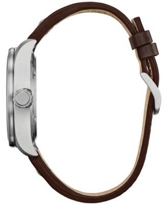 Eco-Drive Men's Star Wars Han Solo Brown Leather Strap Watch 43mm
