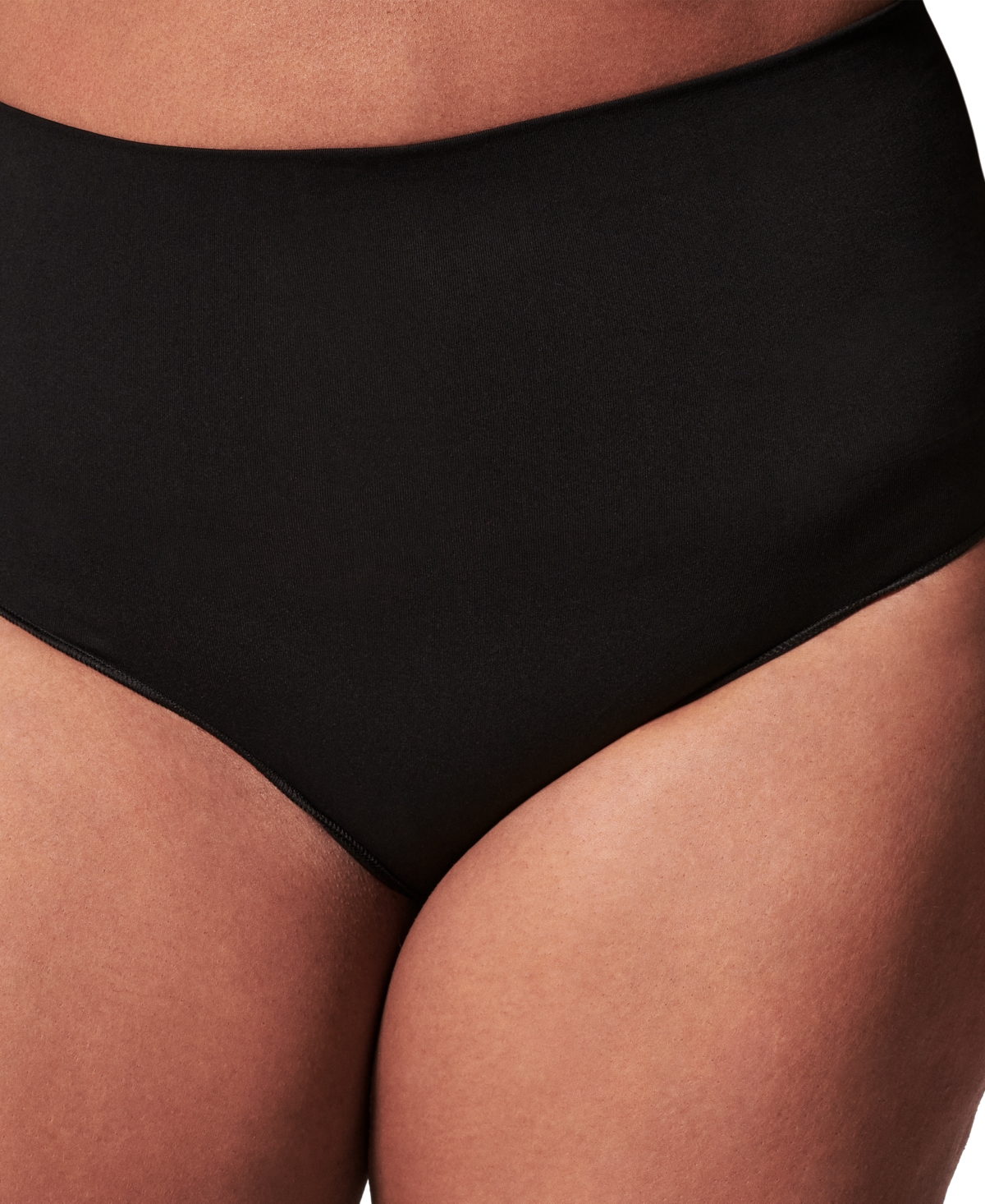 Spanx Women's Seamless Shaping Brief Underwear 40047r In Very Black