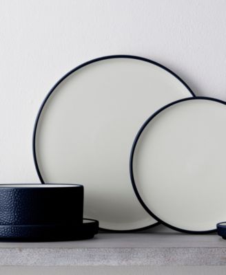 Colortex Stone Stax Dinner Plates, Set of 4