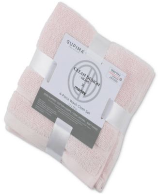 x Martex Low Lint 4 Pack Supima Cotton Washcloths