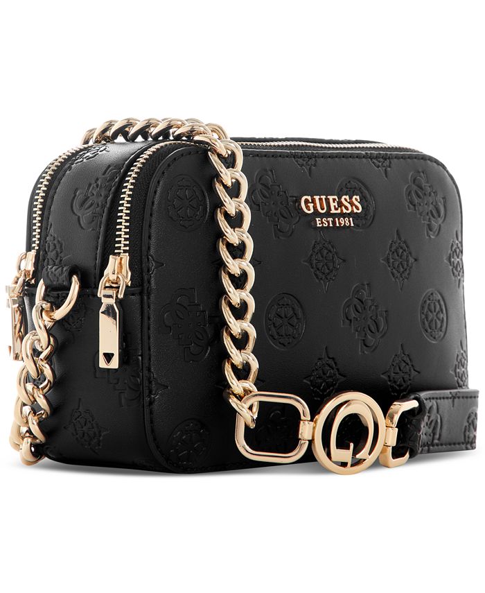 GUESS Galeria Debossed Peony Mini Camera Crossbody Bag & Reviews