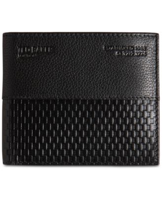 Ted Baker - Men's Texture Clash Bi-Fold Wallet