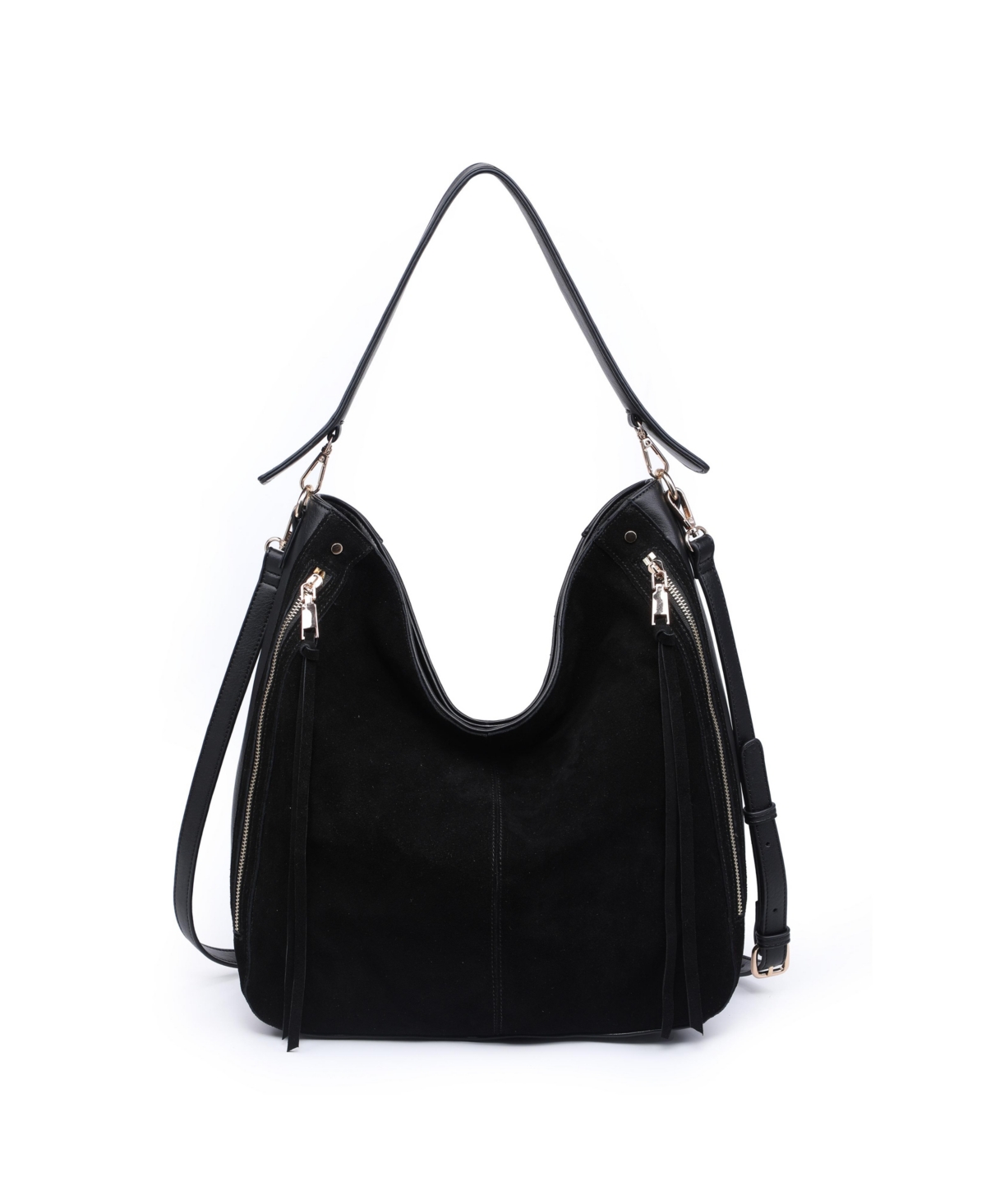 Moda Luxe Heidi Medium Hobo Bag In Black
