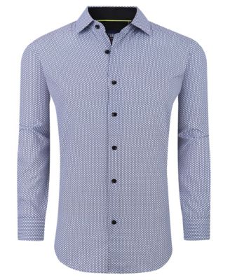 Men's Geometric Four-Way Stretch Button Down Shirt