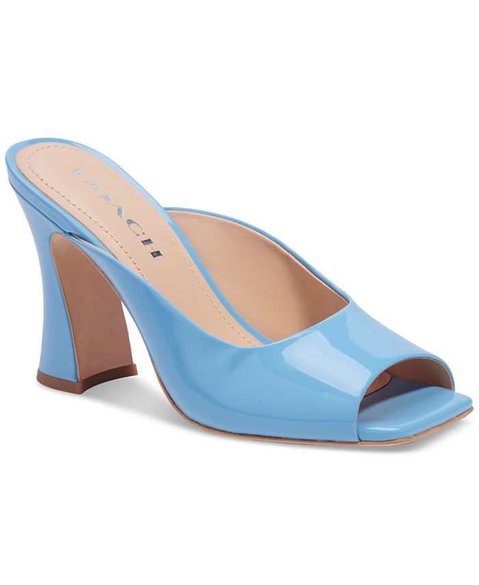 COACH Laurence High Heel Dress Mule Sandals & Reviews - Sandals - Shoes -  Macy's
