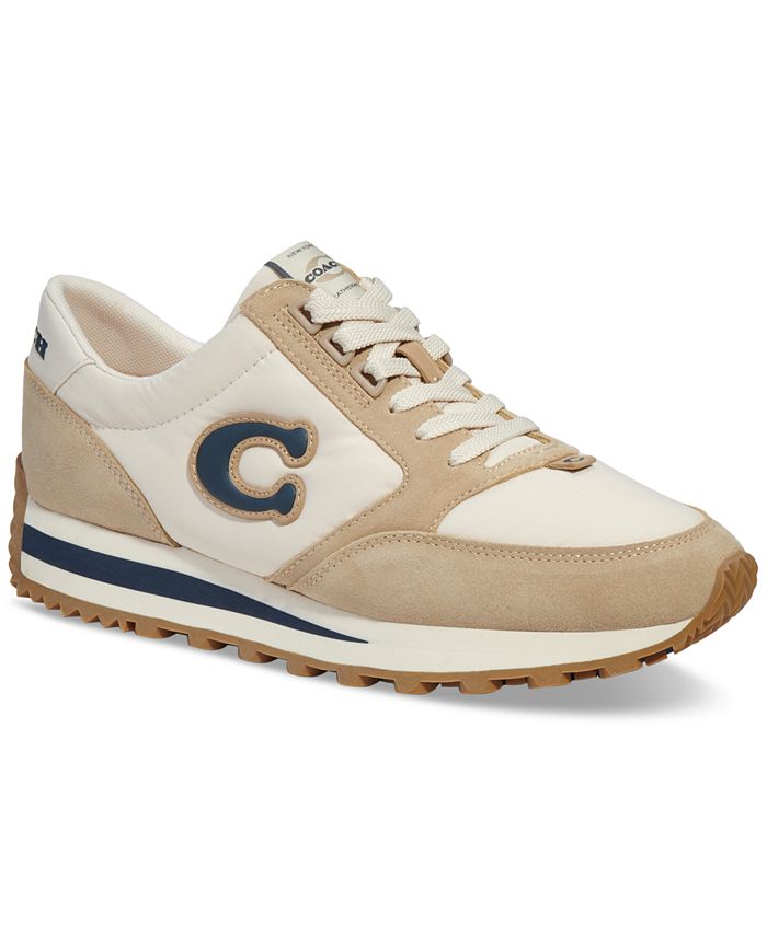 COACH Women's Leather Signature Jogger Sneakers - Macy's