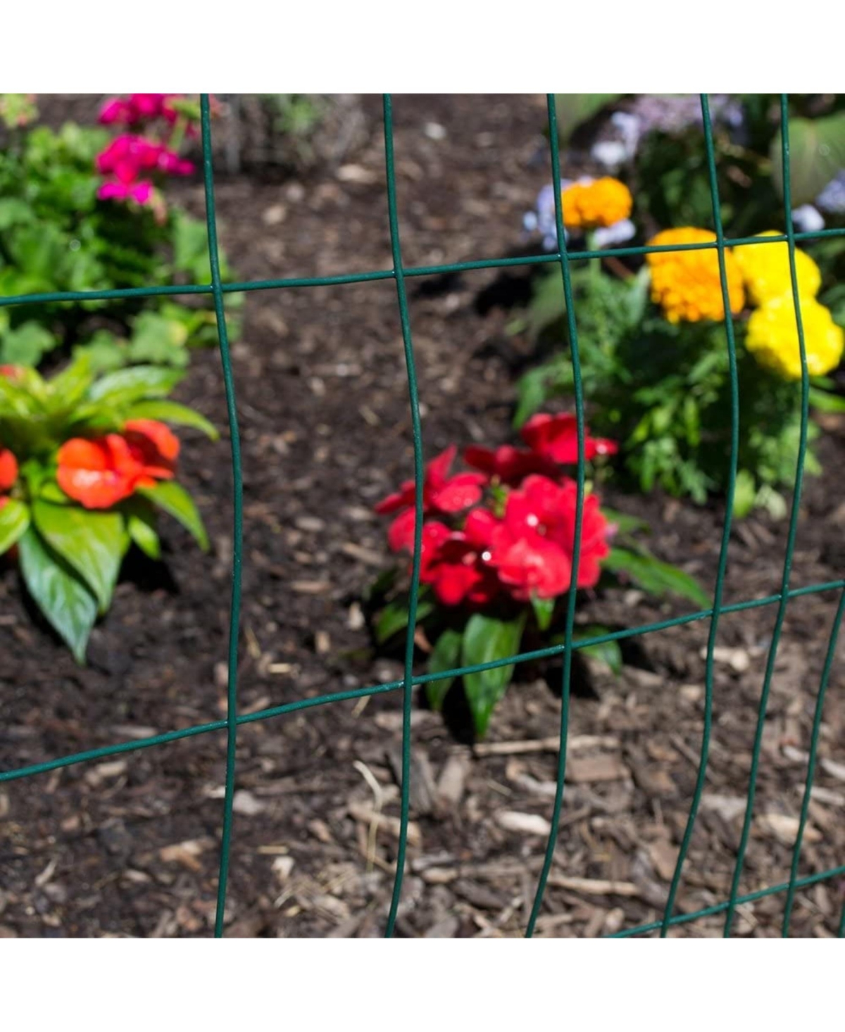 YardGard Welded Wire Fence, Vinyl Coated 16 Gauge, 3 x 2-In, 24 x