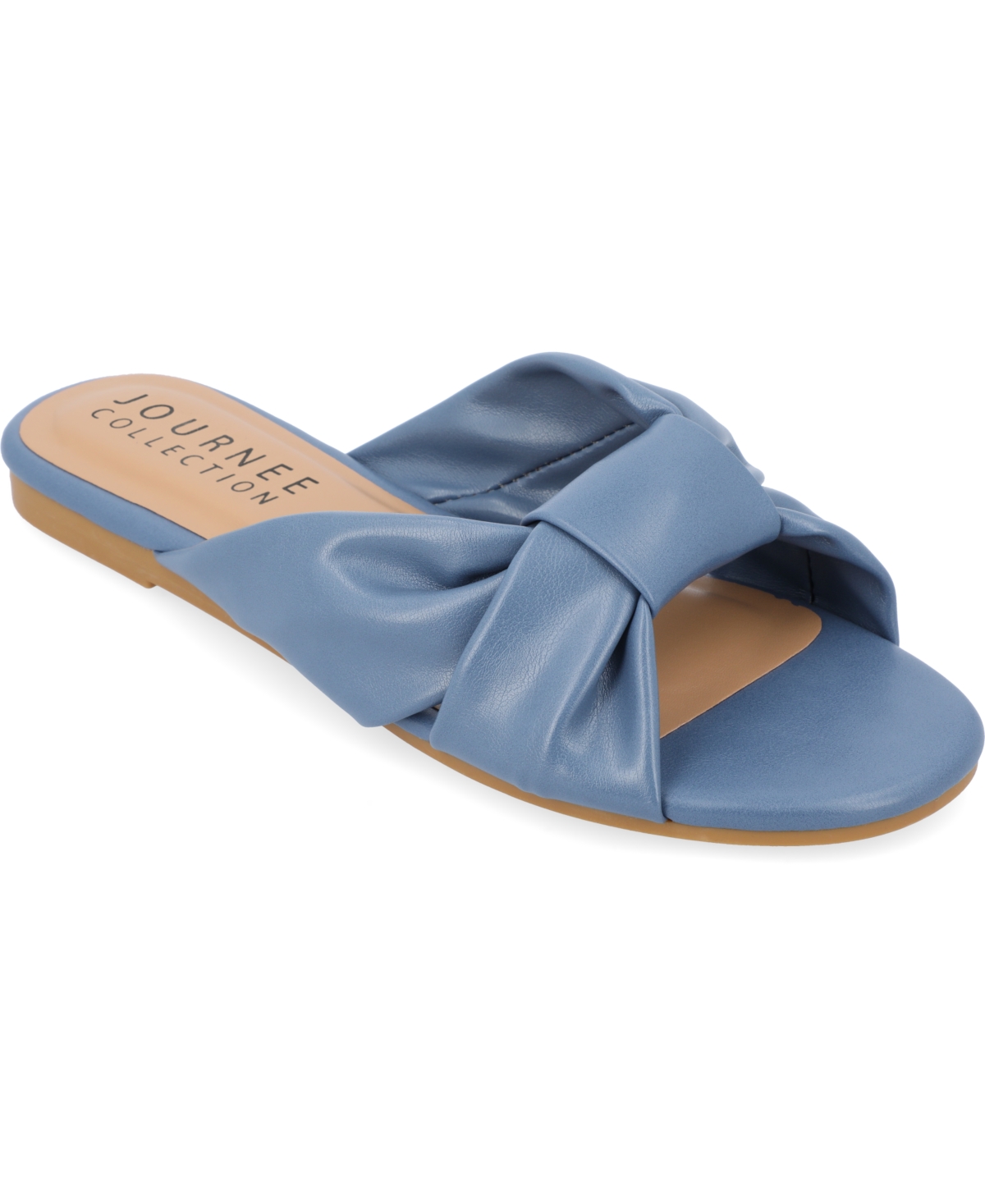Journee Collection Collection Women's Tru Comfort Foam Zetia Sandals In Blue
