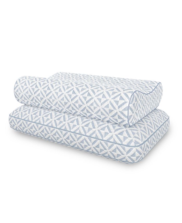 ProSleep Cool Comfort Memory Foam Contour Bed Pillow, Oversized ...