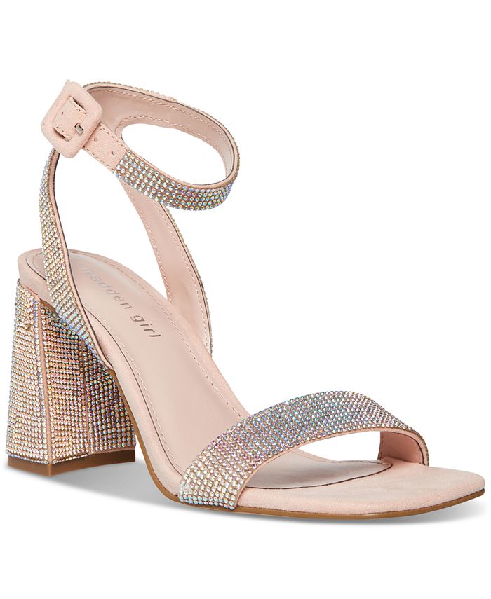 Change Your Plans Rhinestone Wedges - Pink
