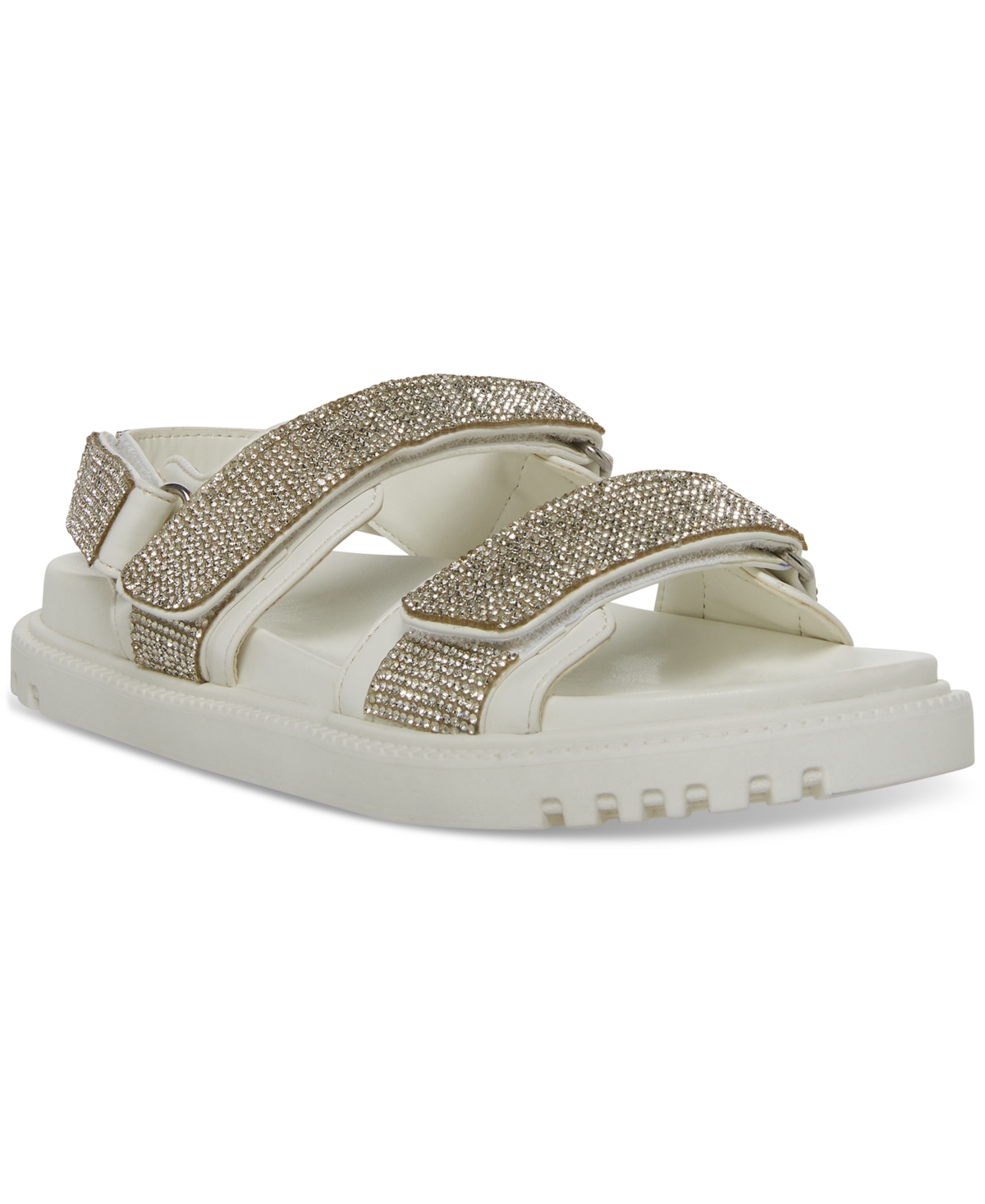Madden girl hotsell footbed sandals glitter