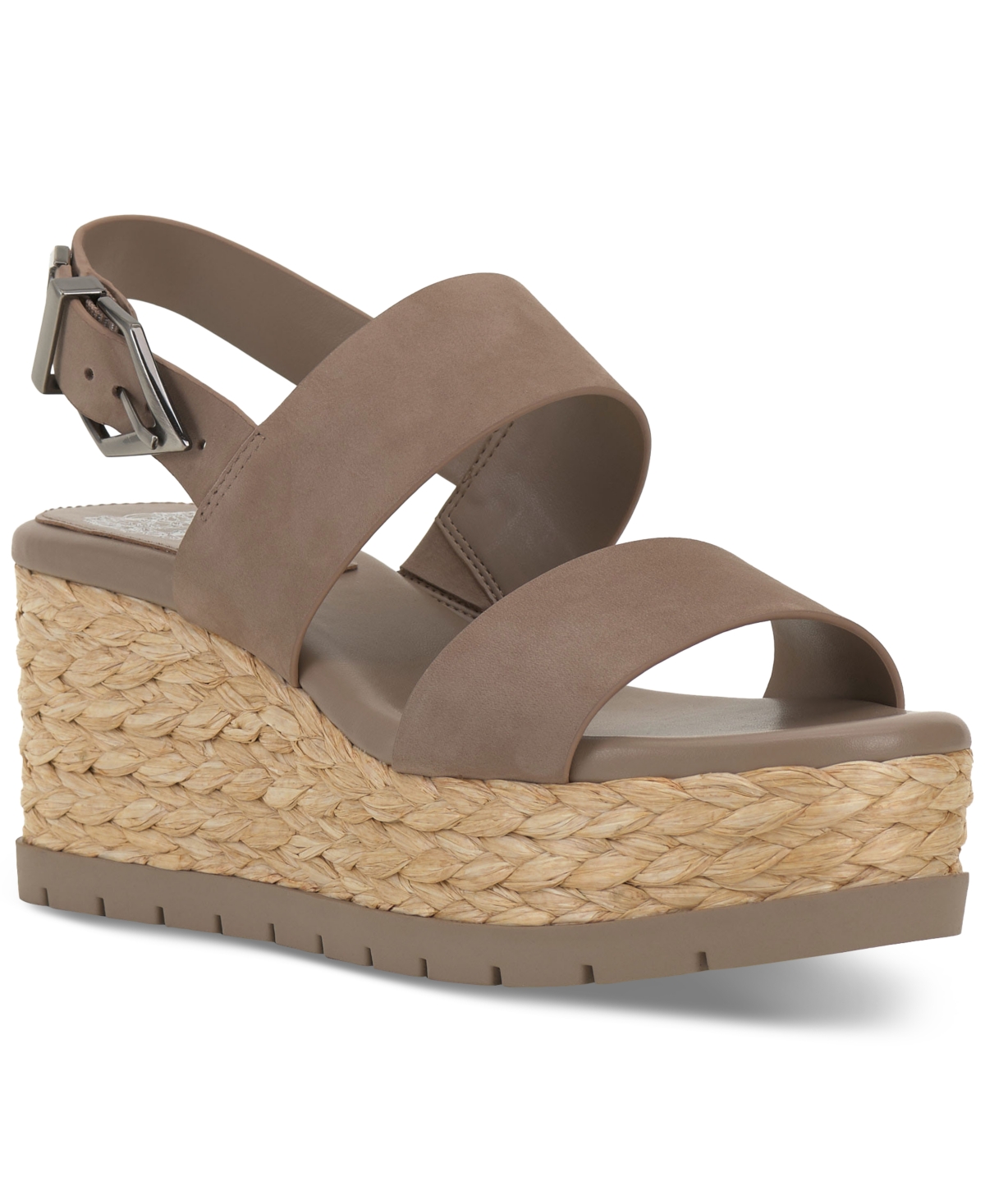 Vince Camuto Miapelle Platform Wedge Sandal In Truffle Taupe