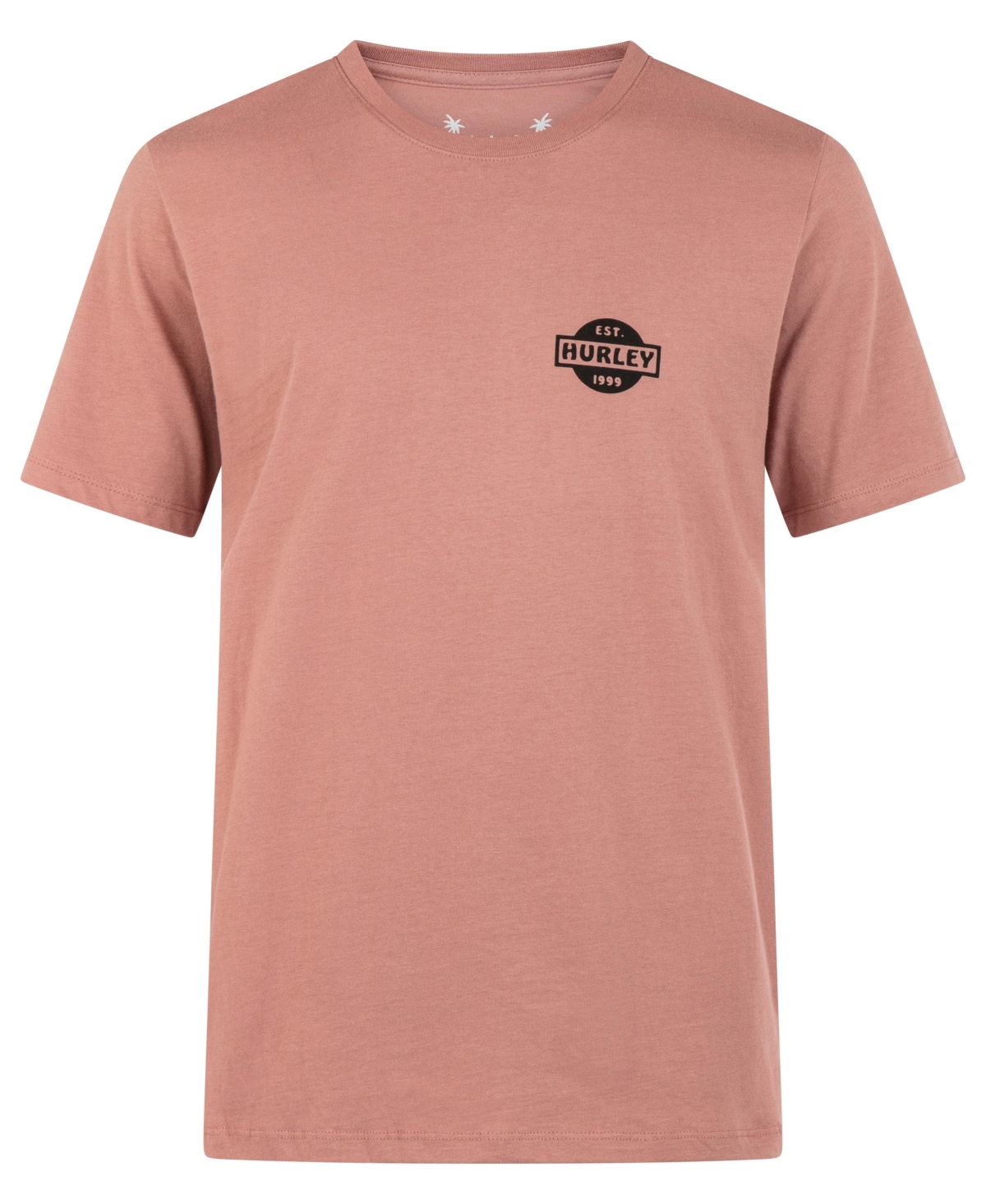 Hurley Men's Everyday Parking Pass Short Sleeves T-shirt In Phantom Rose