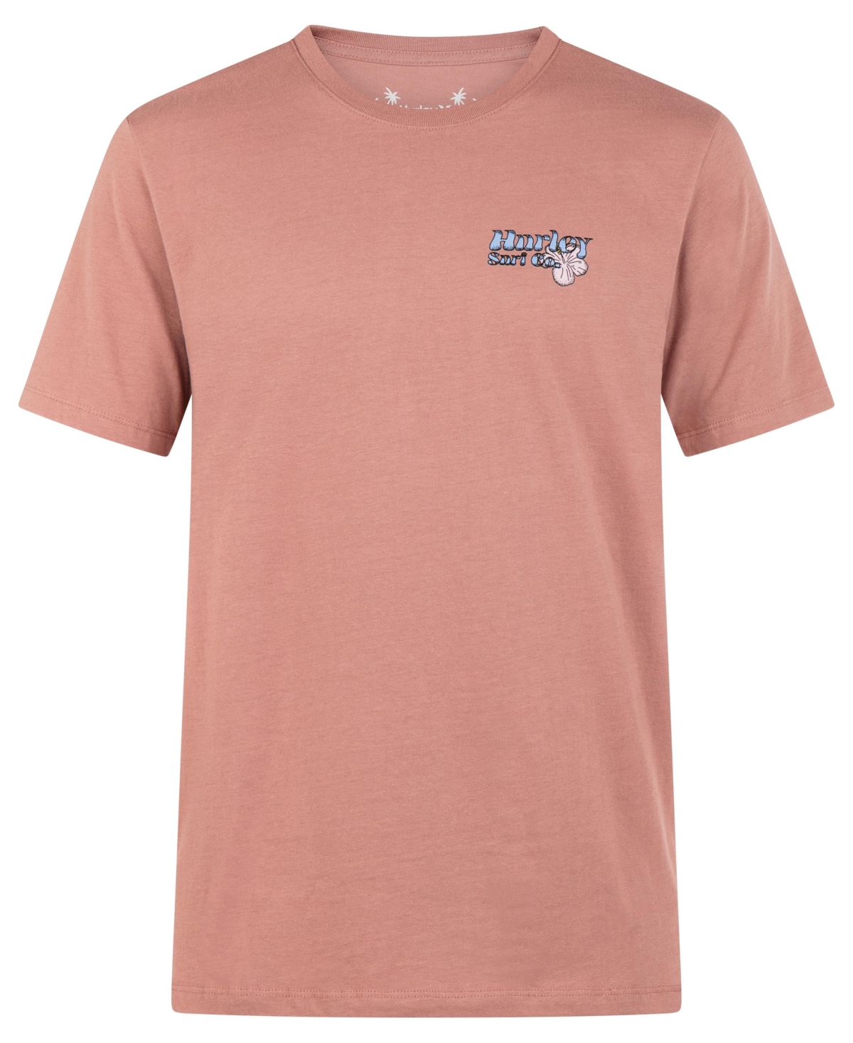 Hurley Men's Everyday Birdies Short Sleeves T-shirt In Phantom Rose