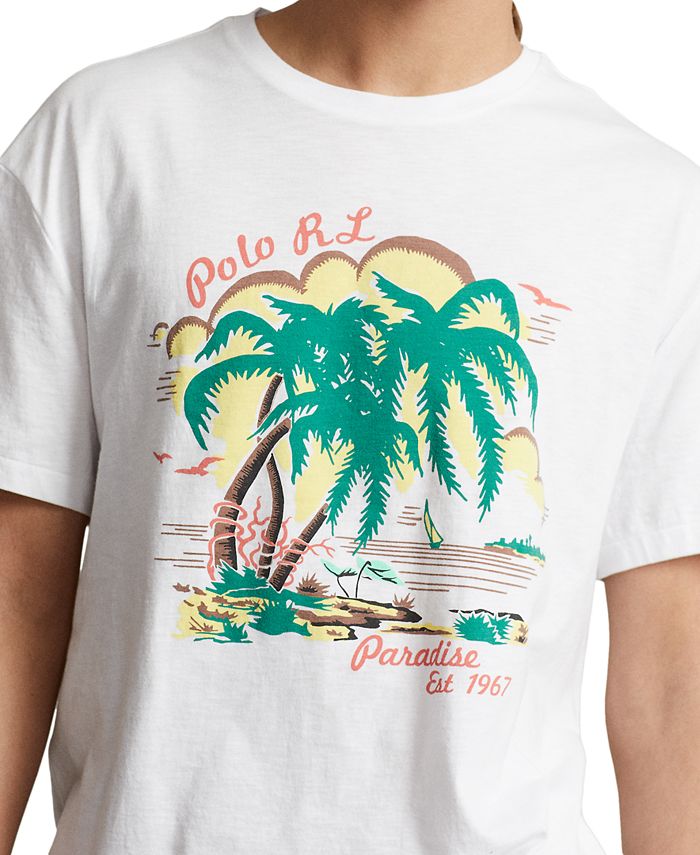 Polo Ralph Lauren Men's Classic-Fit Graphic Jersey T-Shirt - Macy's