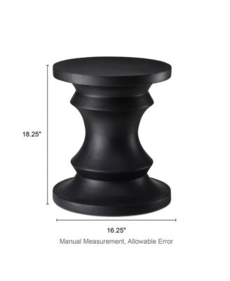 18.25'' Magnesium Oxide Chess Garden Stool or Planter Stand or Accent Table