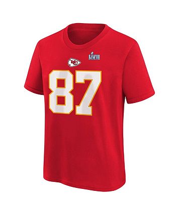 Nike Men's Travis Kelce White Kansas City Chiefs Super Bowl LVII Name and  Number T-shirt - Macy's