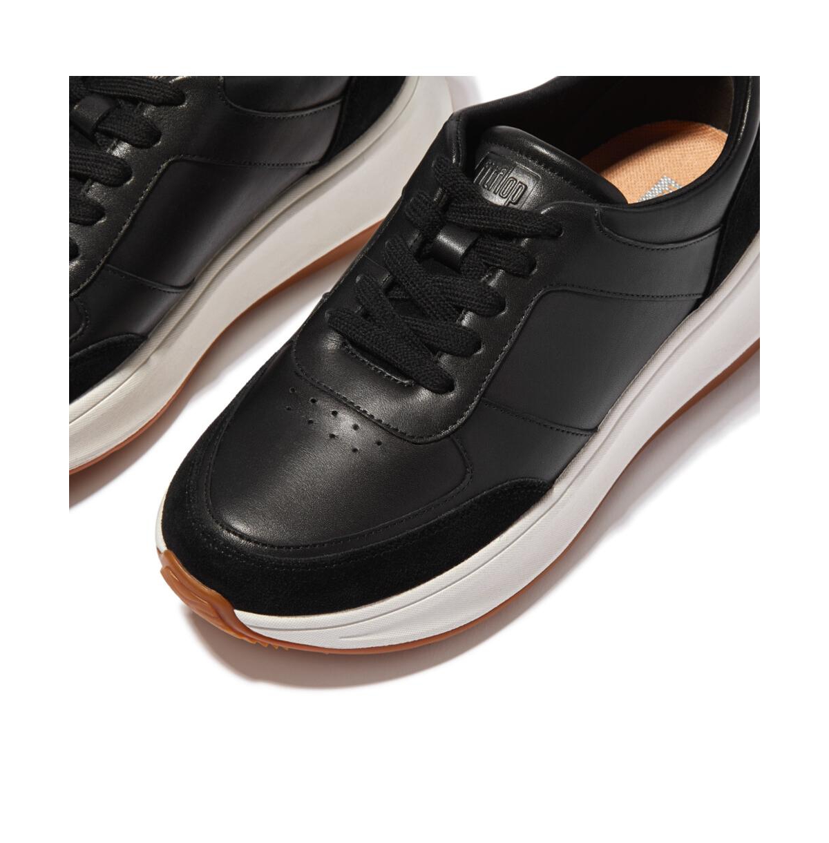 FitFlop Women's F-Mode Leather or Suede Flatform Trainer Sneakers