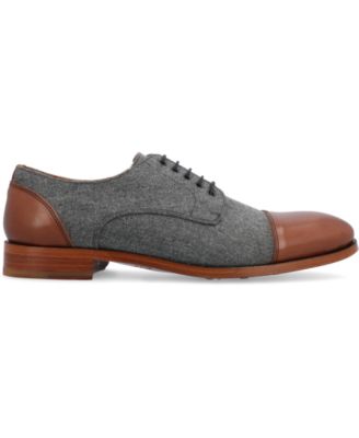 Men's Jack Handcrafted Leather, Velvet and Wool Dress Shoes