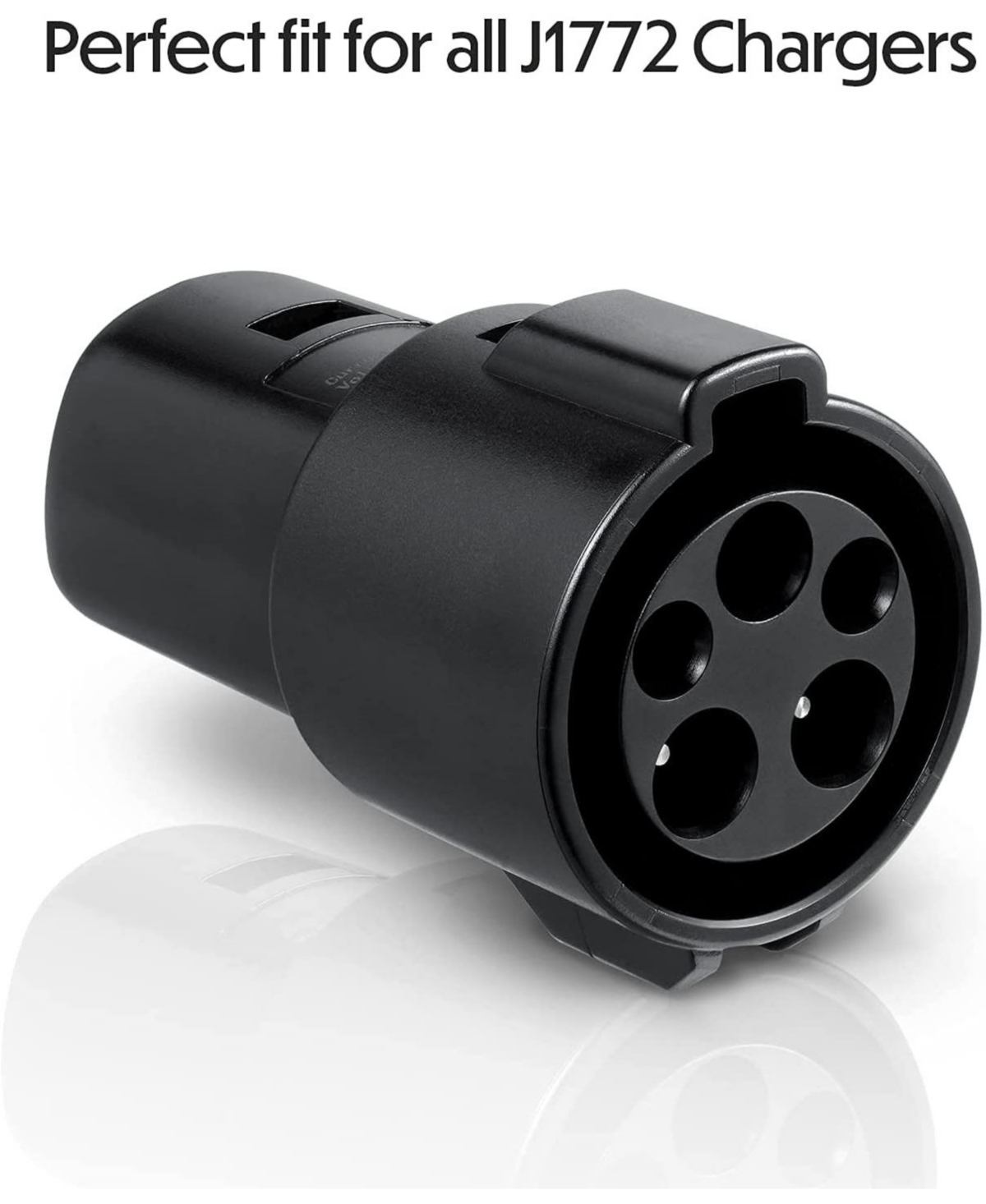 Lectron J1772 to Tesla Charging Adapter, 60A & 250V Ac - Compatible with Sae J1772 Electric Vehicle (Ev) Chargers - Black