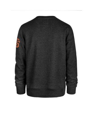 Men's Black Distressed San Francisco Giants Bypass Tribeca Pullover Sweatshirt