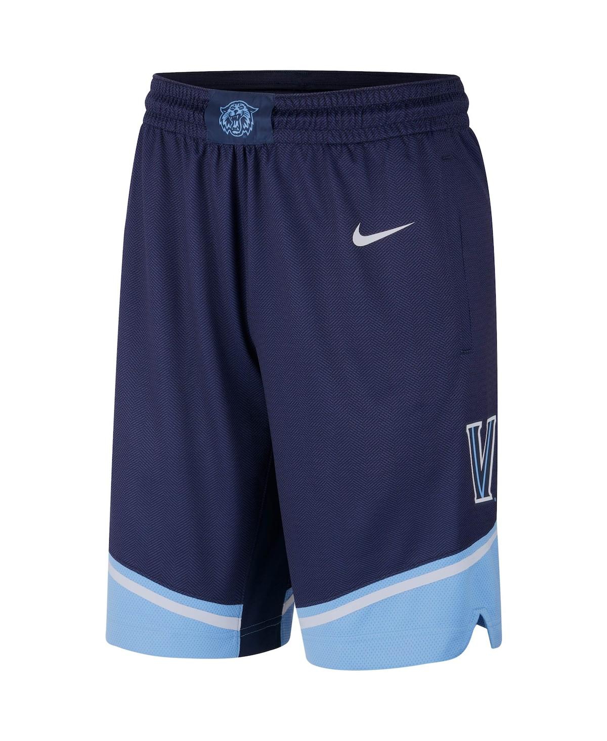 NIKE MEN'S NIKE NAVY VILLANOVA WILDCATS REPLICA TEAM BASKETBALL SHORTS 