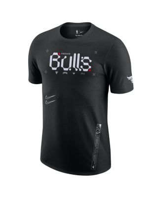 Men's Black Chicago Bulls Courtside Air Traffic Control Max90 T-shirt