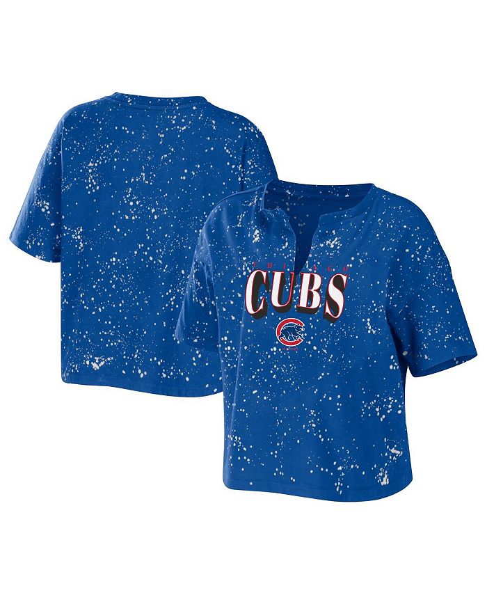 Lids Chicago Cubs WEAR by Erin Andrews Women's Celebration Cropped