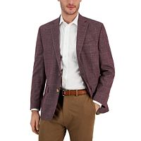 Lauren Ralph Lauren Men's Wool Classic-Fit Ultraflex Stretch Check Blazer (Size: 40R in Mauve)