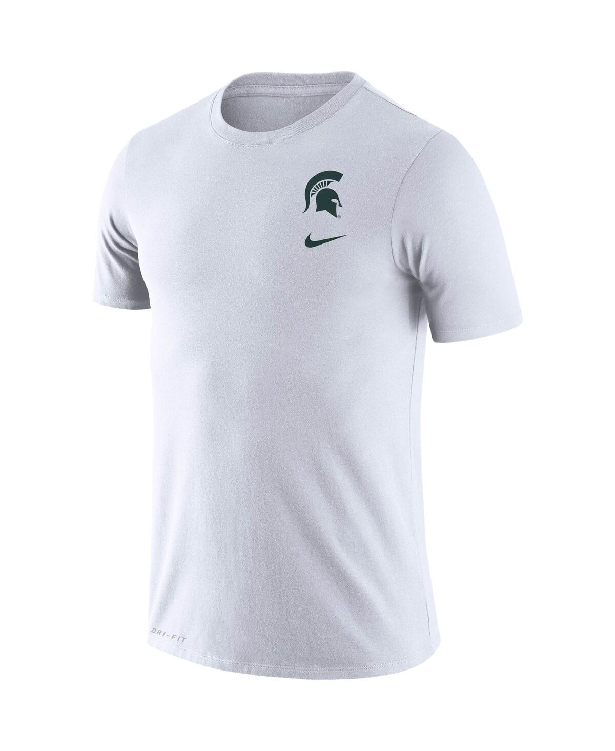 Men's NikeMichigan State Spartans Dna Logo Performance T-shirt - White