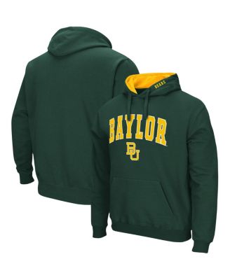 Men's Green Baylor Bears Arch and Logo 3.0 Pullover Hoodie