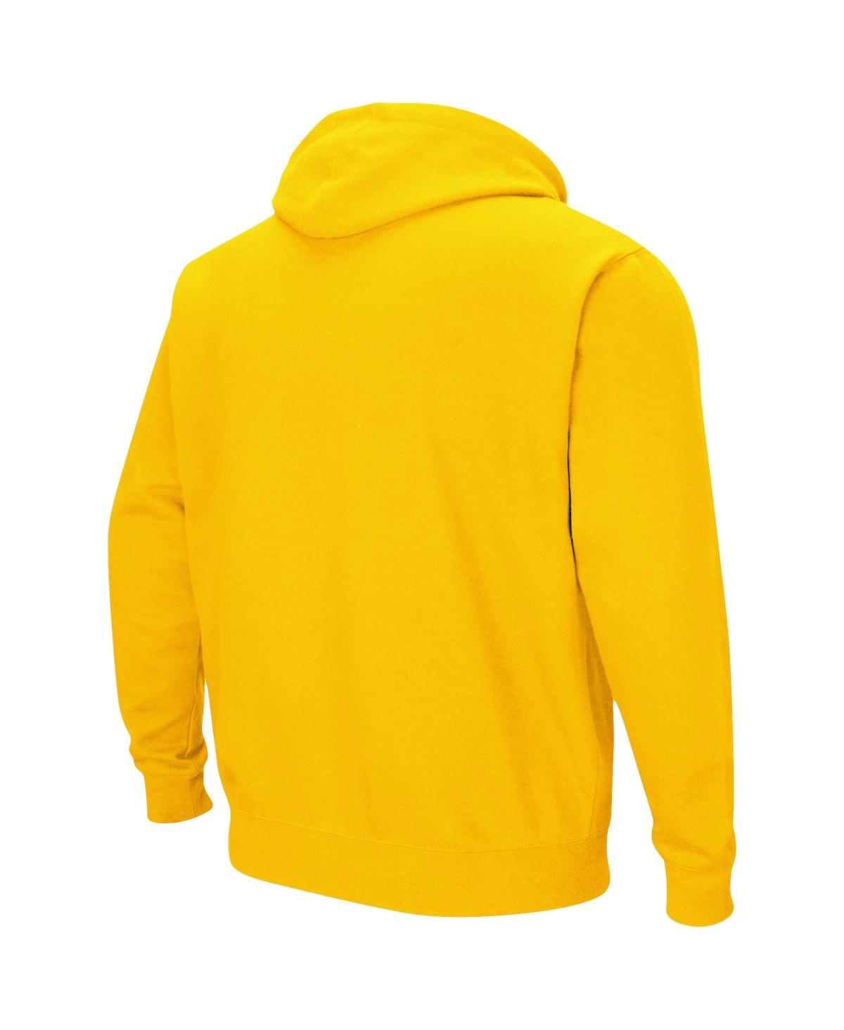 Colosseum Men's Gold Lsu Tigers Arch Logo 3.0 Full-zip Hoodie In Gold
