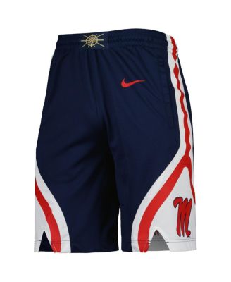 Men's Navy Ole Miss Rebels Replica Performance Basketball Shorts