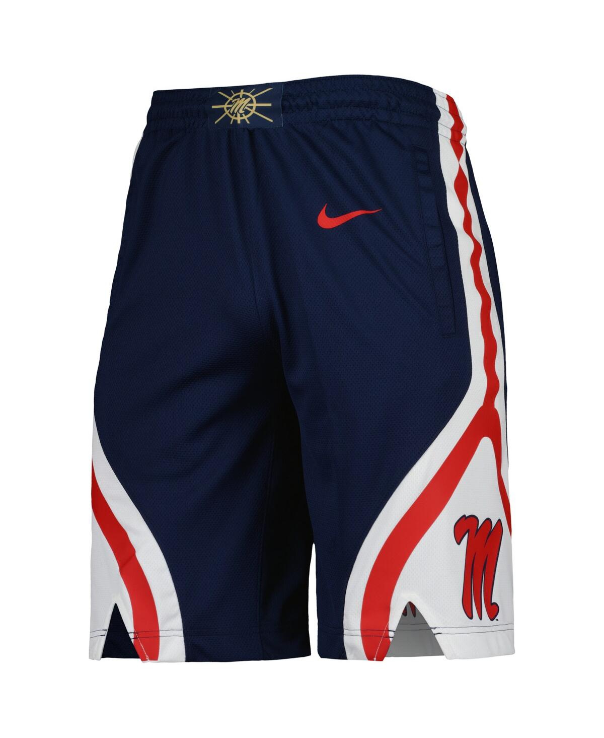 Men's NikeOle Miss Rebels Replica Performance Basketball Shorts - Navy