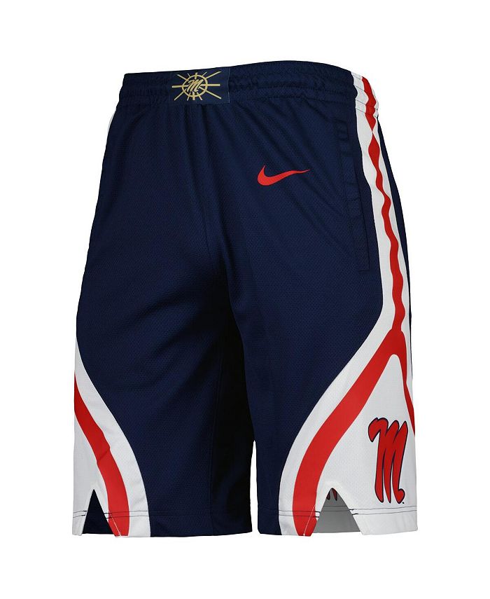 Nike Men's Navy Ole Miss Rebels Replica Performance Basketball Shorts Macy's