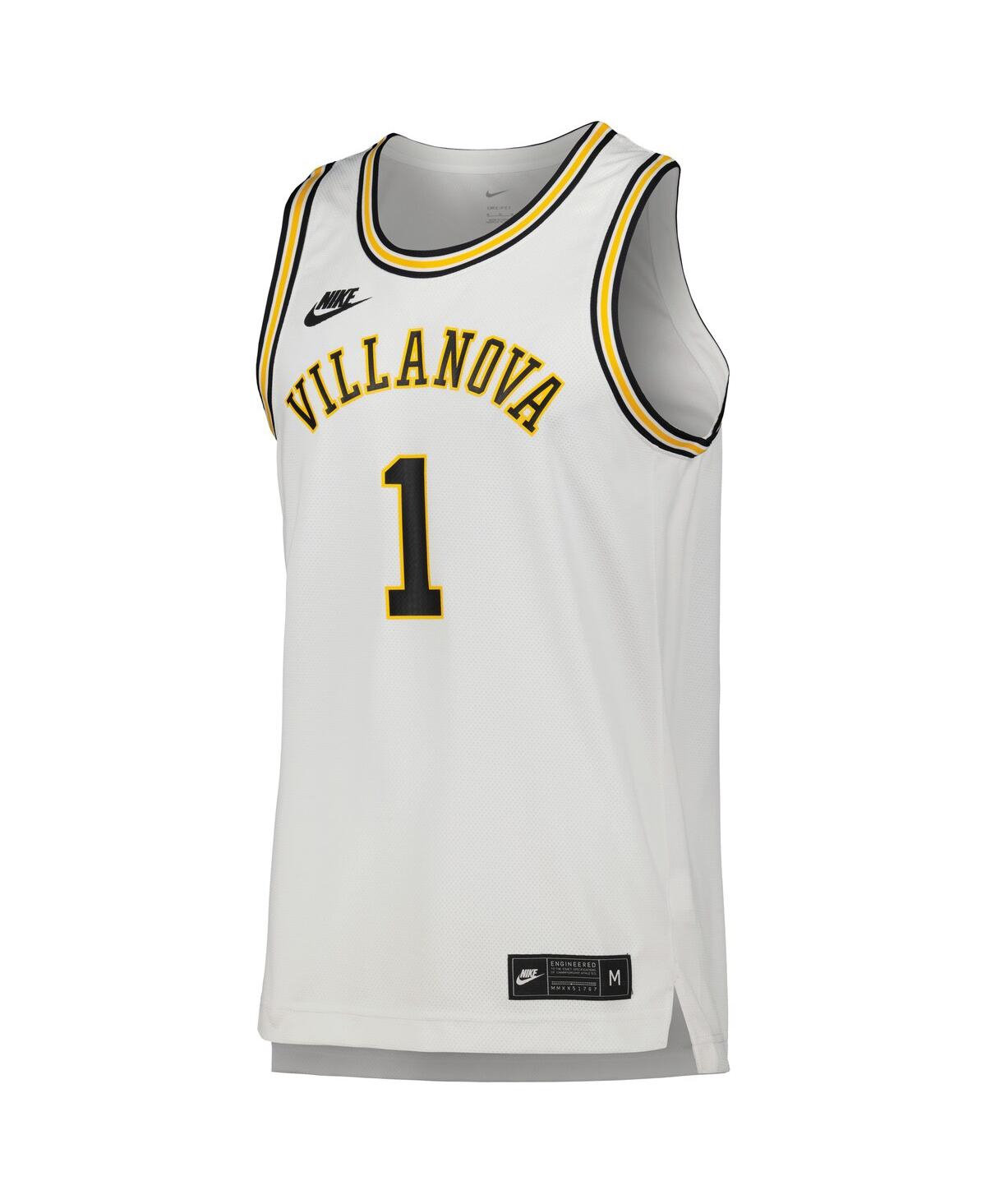 Men's Nike #1Villanova Wildcats Replica Basketball Jersey - White