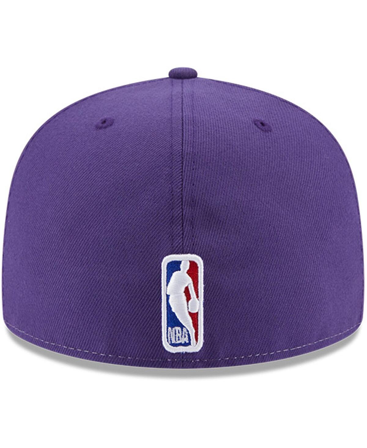 Men's New Era Purple Phoenix Suns Back Half 9FIFTY Fitted Hat - Purple