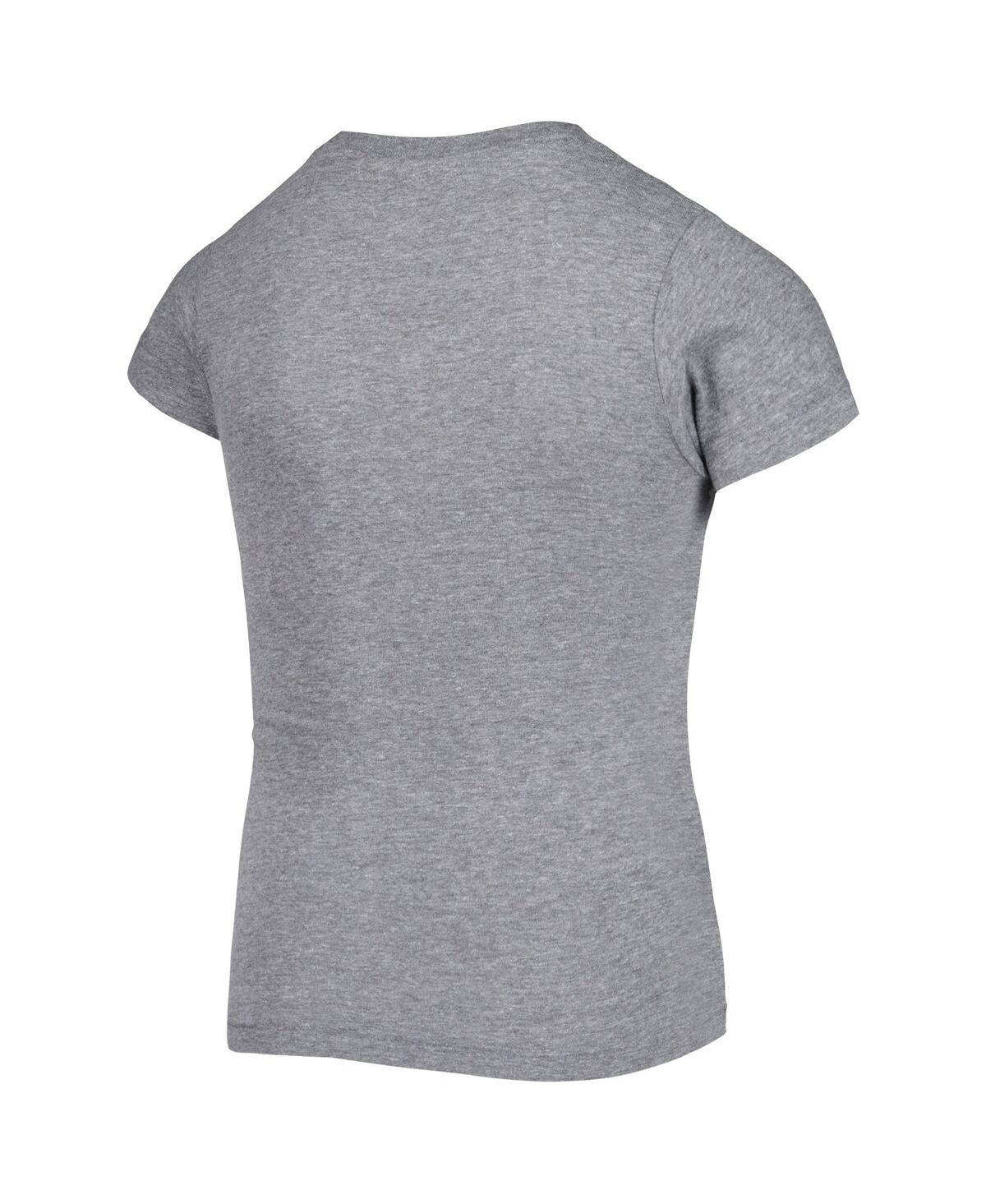 Youth GirlsLos Angeles Kings Mickey Mouse Go Team Go T-shirt - Heather Gray