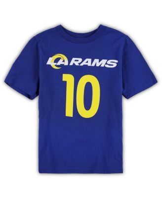 Preschool Boys and Girls Cooper Kupp Royal Los Angeles Rams Mainliner Team Player Name and Number T-shirt